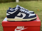 2023.7 (95% Authentic)Nike SB Dunk Low “Midnight Navy and White”Men And Women Shoes -ZL (59)
