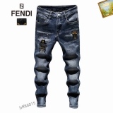 2023.4 FENDI long jeans man 28-38 (2)
