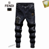 2023.4 FENDI long jeans man 28-38 (1)