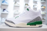 2023.9 (95% Authentic) Air Jordan 3 “Lucky Green” Men And Women Shoes-G560 (12)