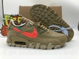2023.9 OFF-WHITE x Authentic Nike Air Max 90 “Desert Ore”Men And Women Shoes-ZLOG800 (53)