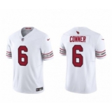 Men's Nike Arizona Cardinals #6 James Conner White 2023 F.U.S.E. Vapor Untouchable F.U.S.E. Limited Football Stitched Jersey