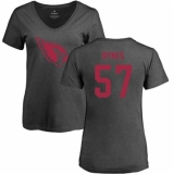 NFL Women's Nike Arizona Cardinals #57 Josh Bynes Ash One Color T-Shirt