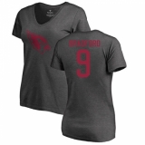 NFL Women's Nike Arizona Cardinals #9 Sam Bradford Ash One Color T-Shirt