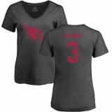 NFL Women's Nike Arizona Cardinals #3 Carson Palmer Ash One Color T-Shirt