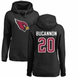 NFL Women's Nike Arizona Cardinals #20 Deone Bucannon Black Name & Number Logo Pullover Hoodie