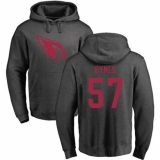 NFL Nike Arizona Cardinals #57 Josh Bynes Ash One Color Pullover Hoodie
