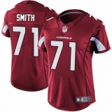 Women's Nike Arizona Cardinals #71 Andre Smith Red Team Color Vapor Untouchable Limited Player NFL Jersey