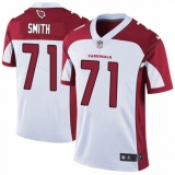 Men's Nike Arizona Cardinals #71 Andre Smith White Vapor Untouchable Limited Player NFL Jersey