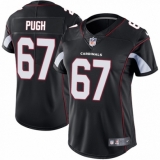 Women's Nike Arizona Cardinals #67 Justin Pugh Black Alternate Vapor Untouchable Limited Player NFL Jersey