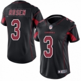 Women's Nike Arizona Cardinals #3 Josh Rosen Limited Black Rush Vapor Untouchable NFL Jersey