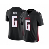 Men's Nike Atlanta Falcons #6 Younghoe Koo Black 2023 F.U.S.E. Vapor Untouchable Limited Football Stitched Jersey