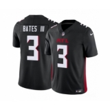 Men's Nike Atlanta Falcons #3 Jessie Bates III Black 2023 F.U.S.E. Vapor Untouchable Limited Football Stitched Jersey