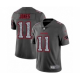 Men's Atlanta Falcons #11 Julio Jones Limited Gray Static Fashion Football Jersey