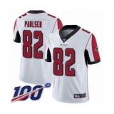 Men's Atlanta Falcons #82 Logan Paulsen White Vapor Untouchable Limited Player 100th Season Football Jersey