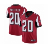 Youth Atlanta Falcons #20 Kendall Sheffield Red Team Color Vapor Untouchable Limited Player Football Jersey