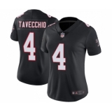 Women's Atlanta Falcons #4 Giorgio Tavecchio Black Alternate Vapor Untouchable Limited Player Football Jersey