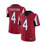 Youth Atlanta Falcons #4 Giorgio Tavecchio Red Team Color Vapor Untouchable Limited Player Football Jersey