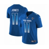 Men's Nike Atlanta Falcons #11 Julio Jones Limited Royal Blue NFC 2019 Pro Bowl NFL Jersey