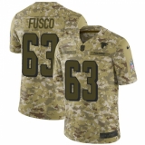 Youth Nike Atlanta Falcons #63 Brandon Fusco Limited Camo 2018 Salute to Service NFL Jersey