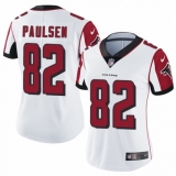 Women's Nike Atlanta Falcons #82 Logan Paulsen White Vapor Untouchable Limited Player NFL Jersey