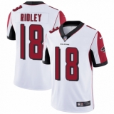 Men's Nike Atlanta Falcons #18 Calvin Ridley White Vapor Untouchable Limited Player NFL Jersey