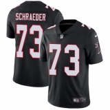 Men's Nike Atlanta Falcons #73 Ryan Schraeder Black Alternate Vapor Untouchable Limited Player NFL Jersey