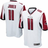 Men's Nike Atlanta Falcons #11 Julio Jones Game White NFL Jersey