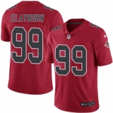 Youth Nike Atlanta Falcons #99 Adrian Clayborn Limited Red Rush Vapor Untouchable NFL Jersey