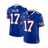 Men's Nike Buffalo Bills #17 Josh Allen Blue 2023 F.U.S.E. 4-Star C Vapor Untouchable Limited Football Stitched Jersey
