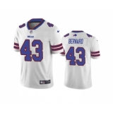 Men's Buffalo Bills #43 Terrel Bernard White Vapor Untouchable Limited Stitched Jersey