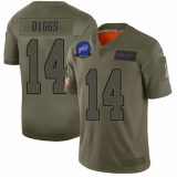 Youth Buffalo Bills #14 Stefon Diggs Camo Stitched Limited 2019 Salute To Service Jersey
