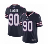 Men's Buffalo Bills #90 Shaq Lawson Limited Navy Blue Inverted Legend Football Jersey