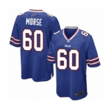 Men's Buffalo Bills #60 Mitch Morse Game Royal Blue Team Color Football Jersey