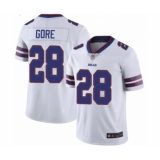 Men's Buffalo Bills #28 Frank Gore White Vapor Untouchable Limited Player Football Jersey