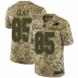 Men's Nike Buffalo Bills #85 Charles Clay Limited Camo 2018 Salute to Service NFL Jersey