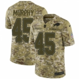 Men's Nike Buffalo Bills #45 Marcus Murphy Limited Camo 2018 Salute to Service NFL Jersey