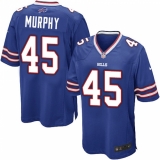 Men's Nike Buffalo Bills #45 Marcus Murphy Game Royal Blue Team Color NFL Jersey