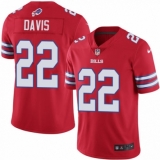 Youth Nike Buffalo Bills #22 Vontae Davis Limited Red Rush Vapor Untouchable NFL Jersey