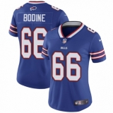 Women's Nike Buffalo Bills #66 Russell Bodine Royal Blue Team Color Vapor Untouchable Limited Player NFL Jersey
