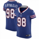 Men's Nike Buffalo Bills #98 Star Lotulelei Royal Blue Team Color Vapor Untouchable Elite Player NFL Jersey