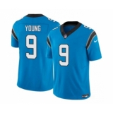 Men's Nike Carolina Panthers #9 Bryce Young Blue 2023 F.U.S.E. Vapor Untouchable Football Stitched Jersey