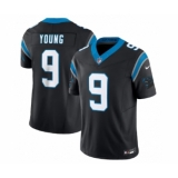 Men's Nike Carolina Panthers #9 Bryce Young Black 2023 F.U.S.E. Vapor Untouchable Football Stitched Jersey