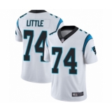 Men's Carolina Panthers #74 Greg Little White Vapor Untouchable Limited Player Football Jersey