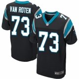 Men's Nike Carolina Panthers #73 Greg Van Roten Elite Blue Alternate NFL Jersey