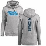 NFL Women's Nike Carolina Panthers #55 David Mayo Ash Backer Pullover Hoodie