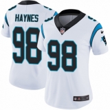 Women's Nike Carolina Panthers #98 Marquis Haynes White Vapor Untouchable Limited Player NFL Jersey