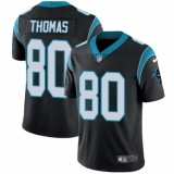 Youth Nike Carolina Panthers #80 Ian Thomas Black Team Color Vapor Untouchable Limited Player NFL Jersey
