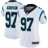 Women's Nike Carolina Panthers #97 Mario Addison White Vapor Untouchable Limited Player NFL Jersey