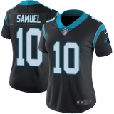 Women's Nike Carolina Panthers #10 Curtis Samuel Black Team Color Vapor Untouchable Limited Player NFL Jersey
